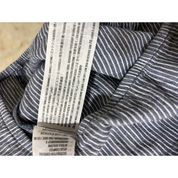 Abercrombie & Fitch Embroidered Floral Stripe too Women’s Medium Boho Peasant - Picture 7 of 7